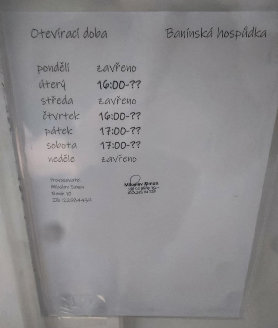 Banínská hospůdka foto 1