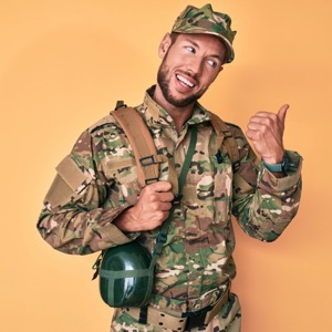 Online sellers of military goods