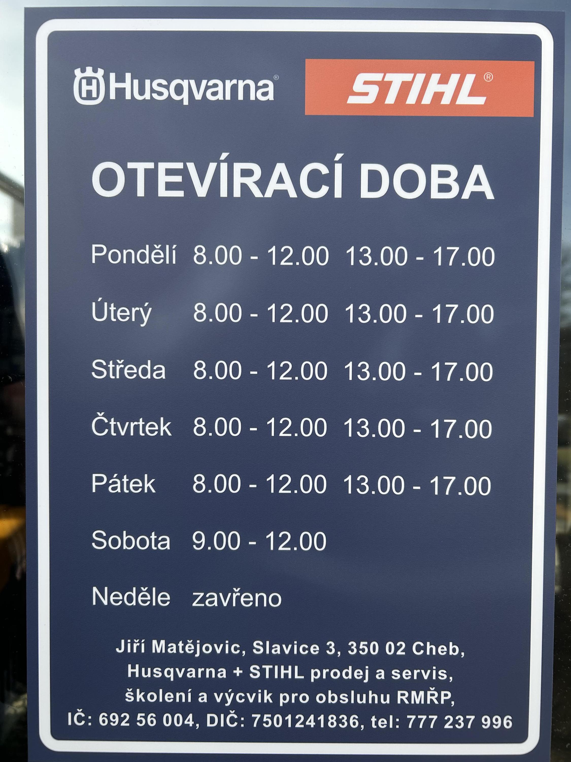 Jiří Matějovic - Husqvarna, STIHL, Stiga foto 3