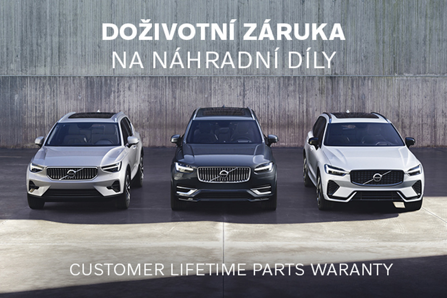 Doživotní záruka Volvo Lifetime part waranty