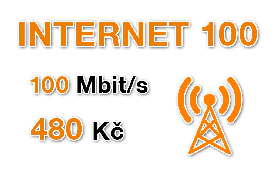 Bezdrátový internet 100 Mbit/s