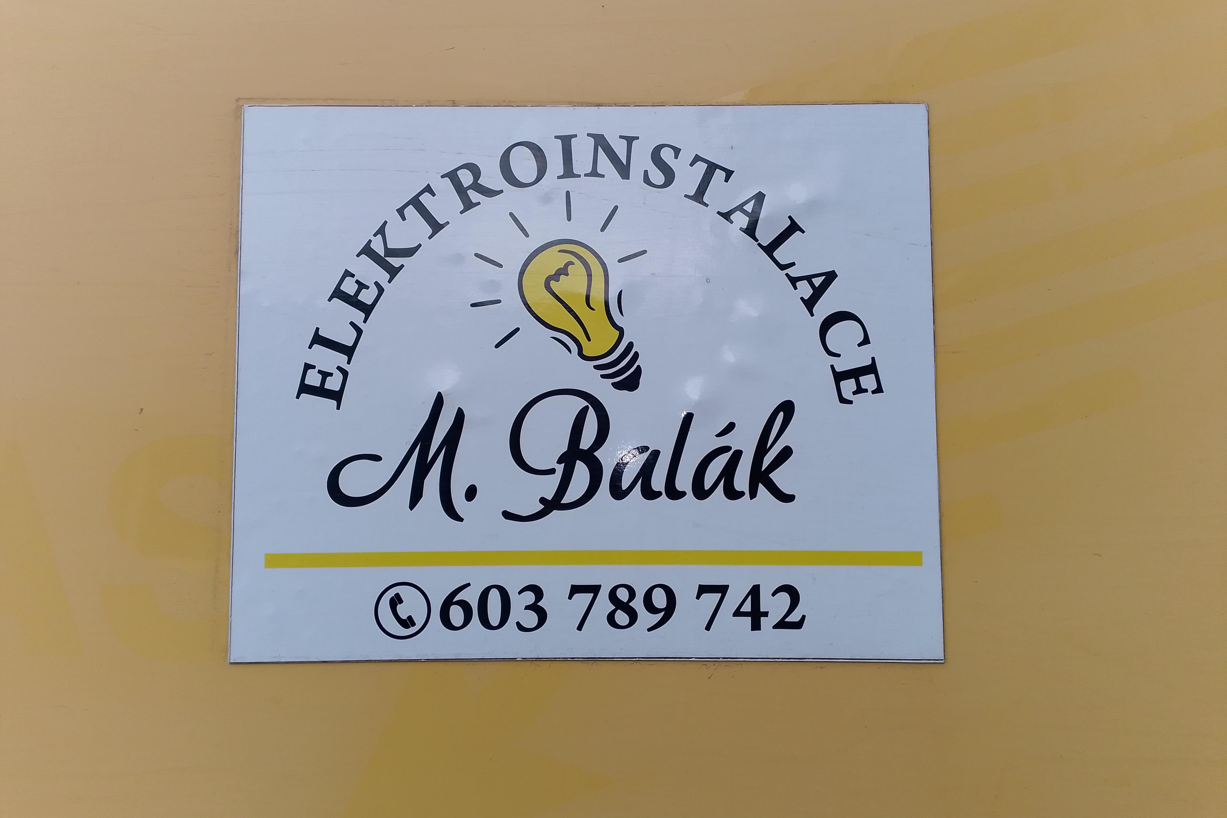 Elektroinstalace M.BALÁK