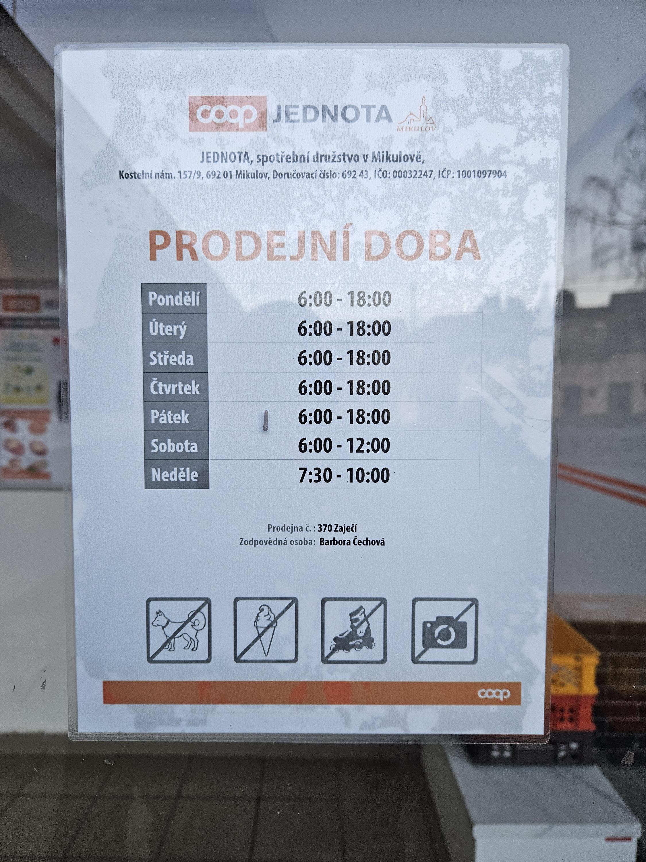 COOP - Jednota, spotřební družstvo v Mikulově foto 3