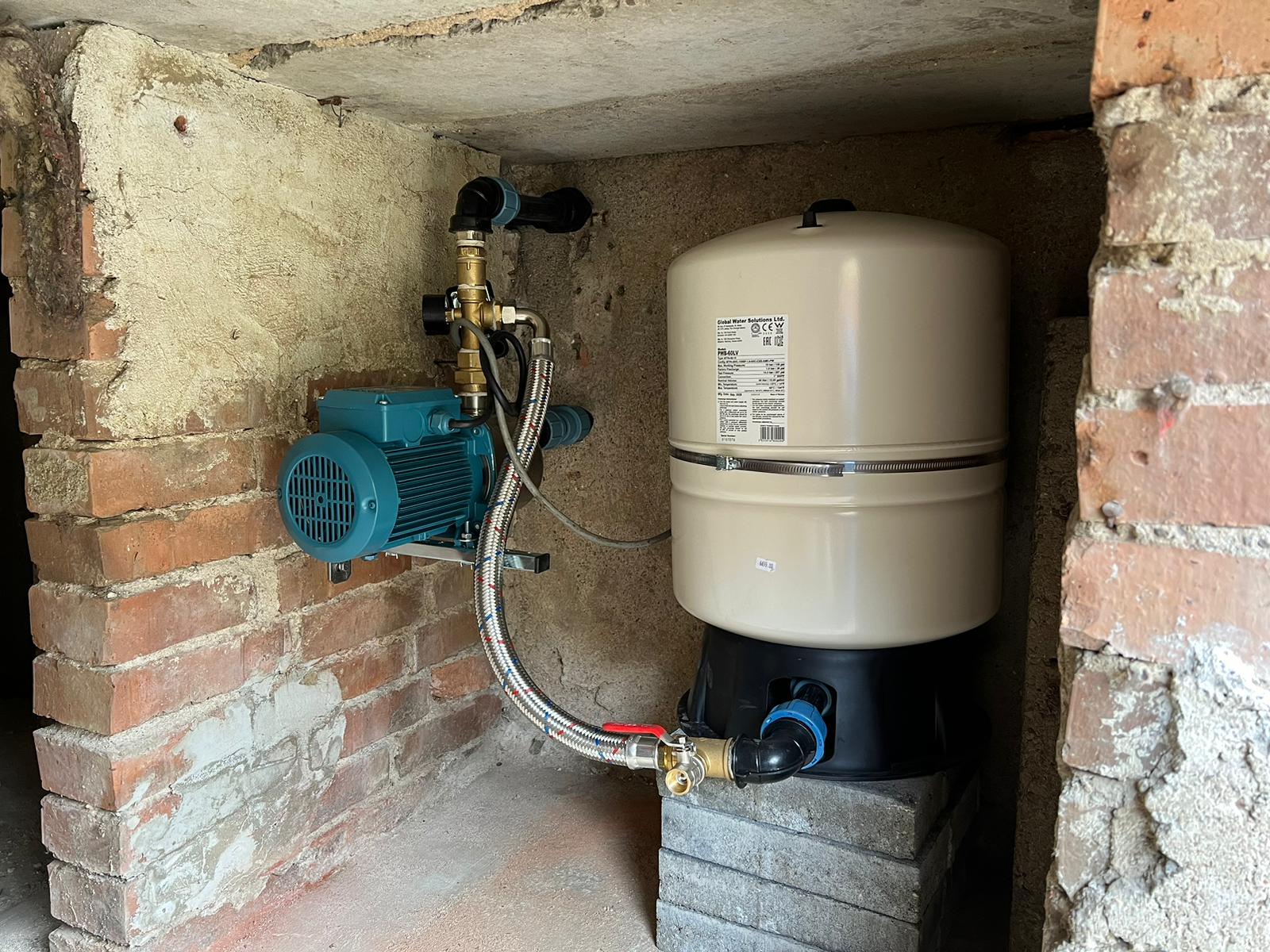 Montáž domácí vodárny s povrchovým čerpadlem