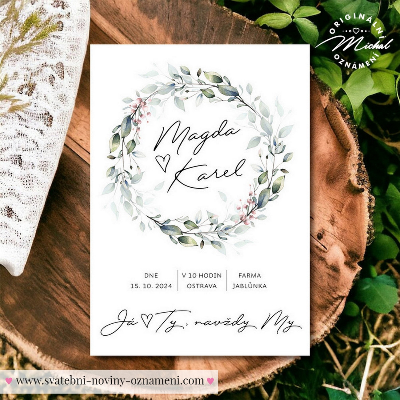 Originální svatební grafika Michal foto 2