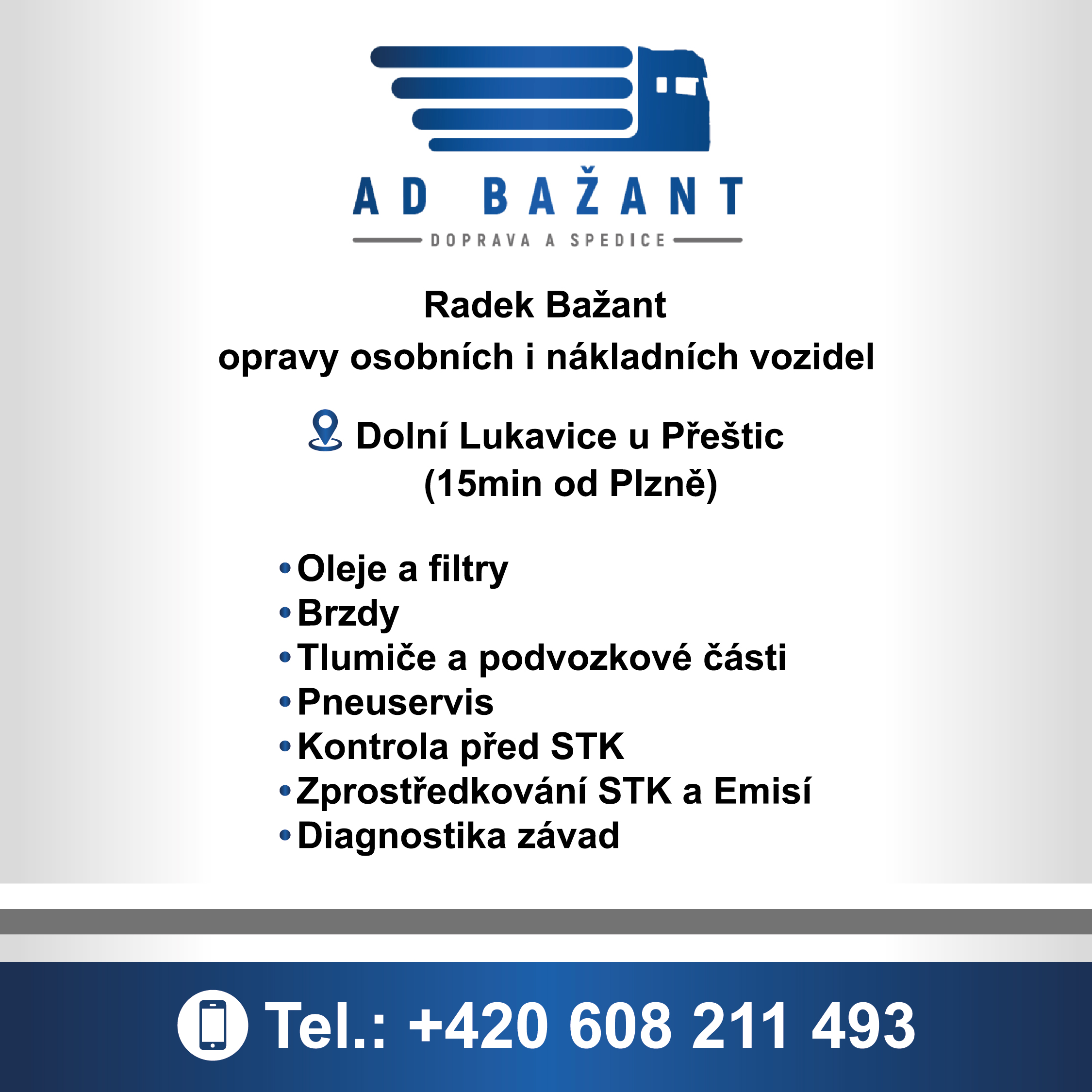 Autoservis osobních vozidel / LKW servis Radek Bažant foto 2