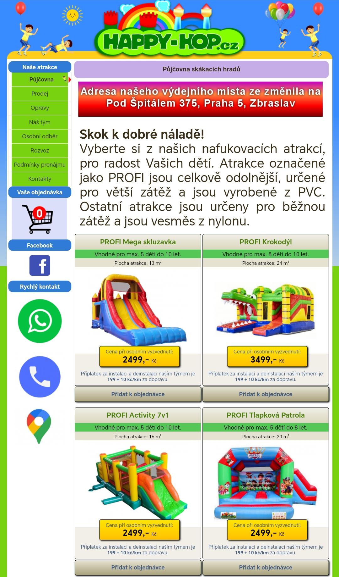 Happy-Hop.cz půjčovna skákacích hradů foto 2