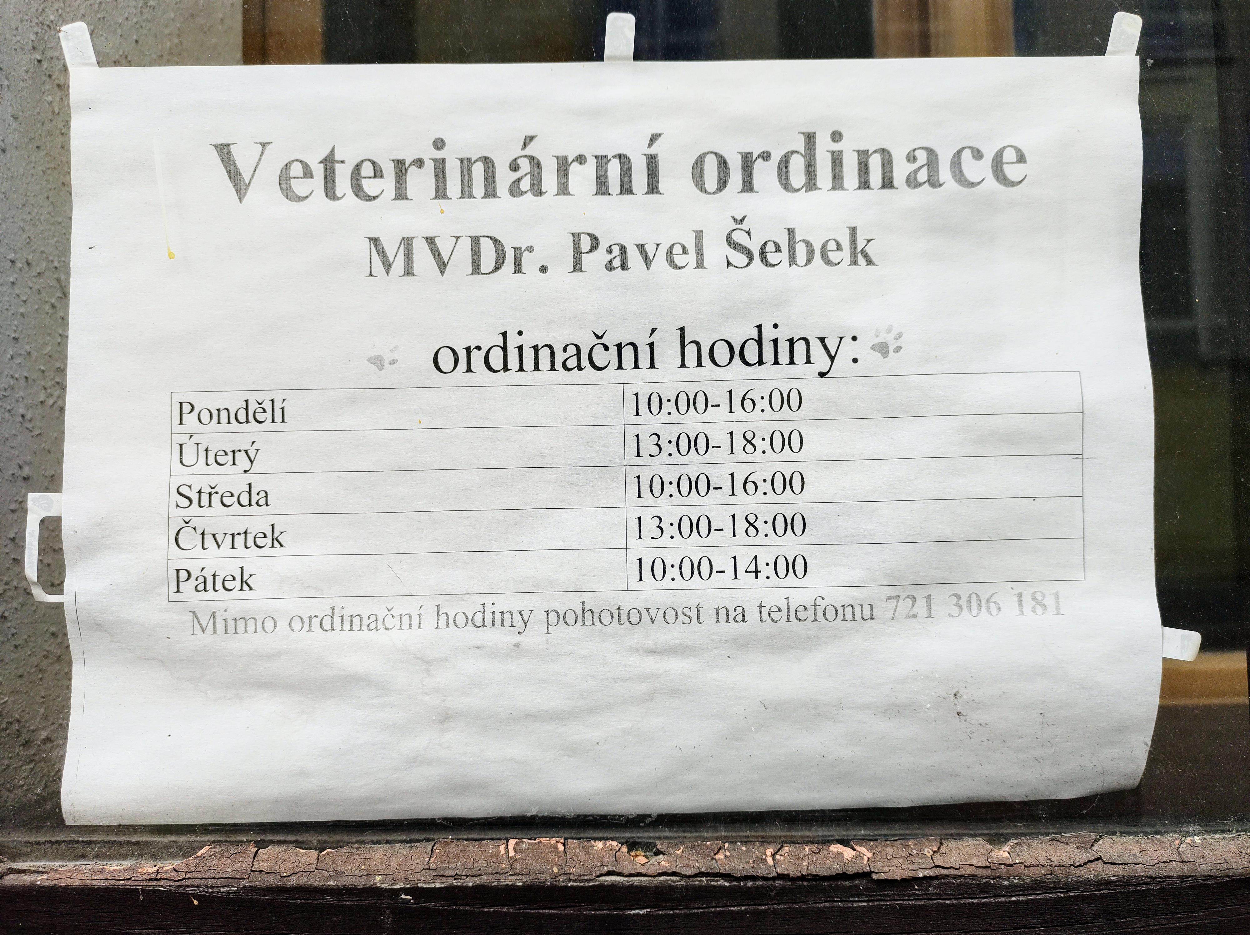 MVDr. Pavel Šebek - Veterina Turnov foto 3