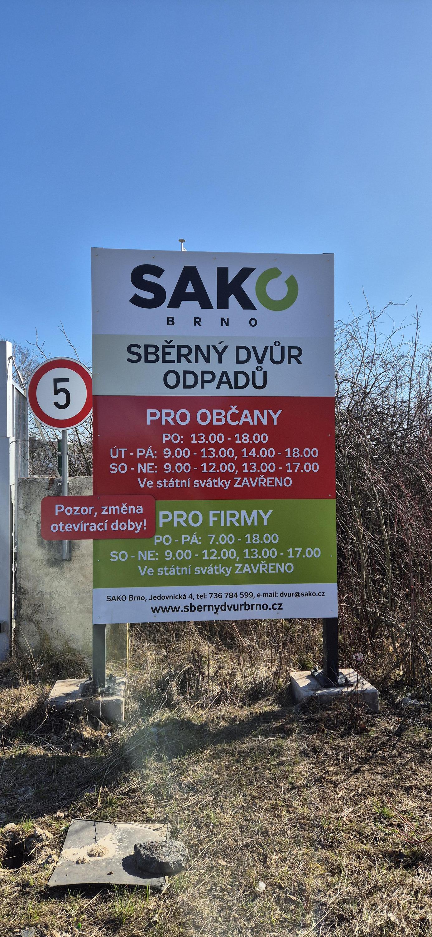 Sběrný dvůr Sako foto 2