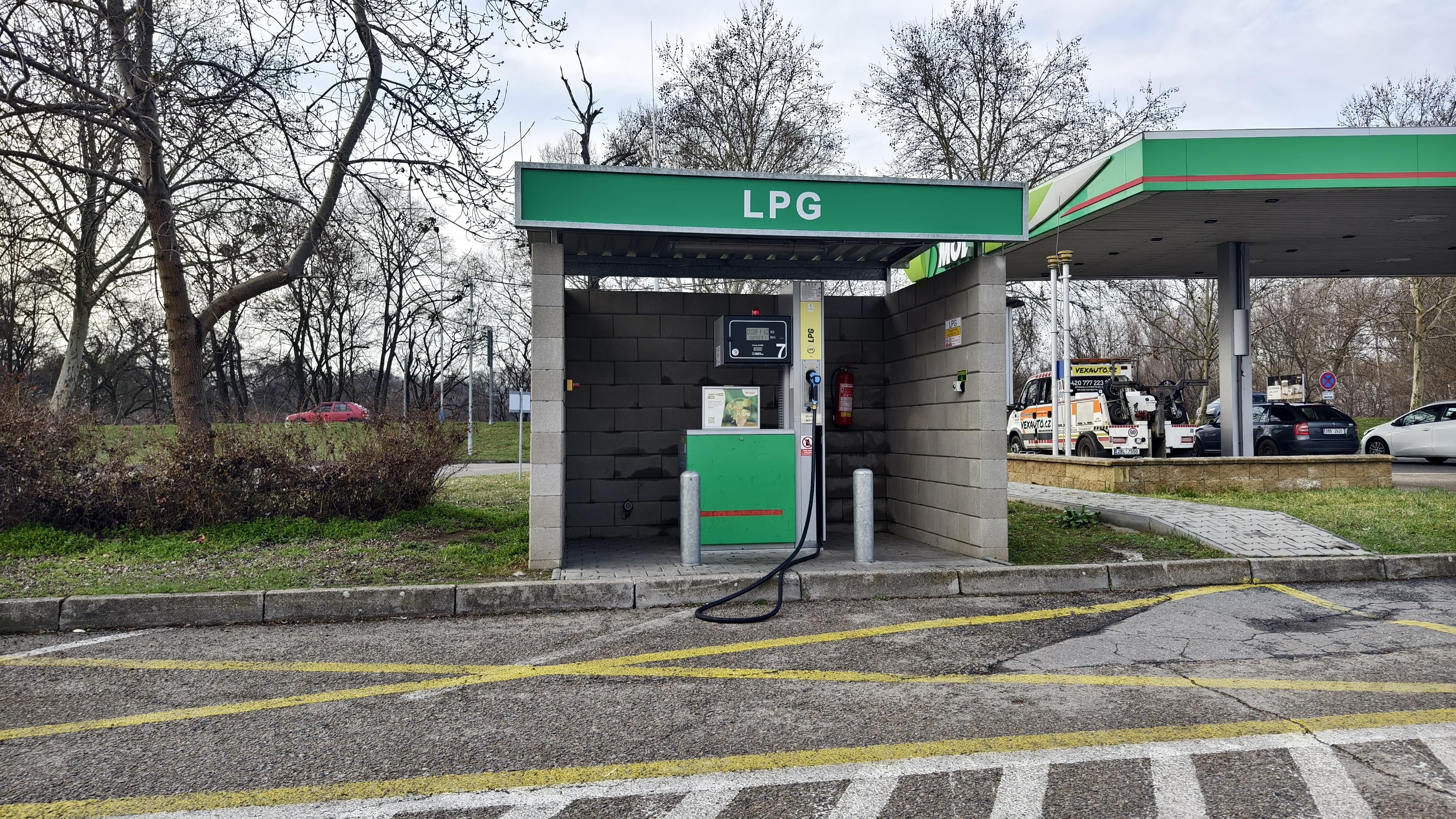 MOL čerpací stanice LPG