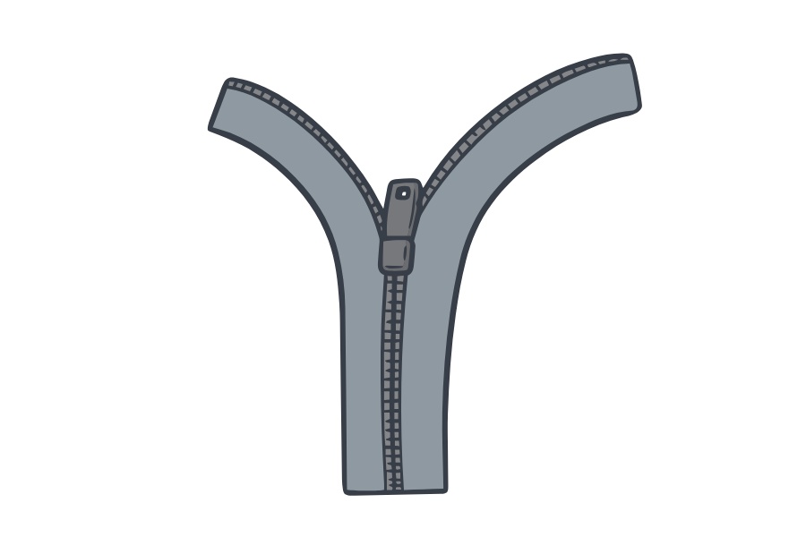 Výměna zipu u kalhot