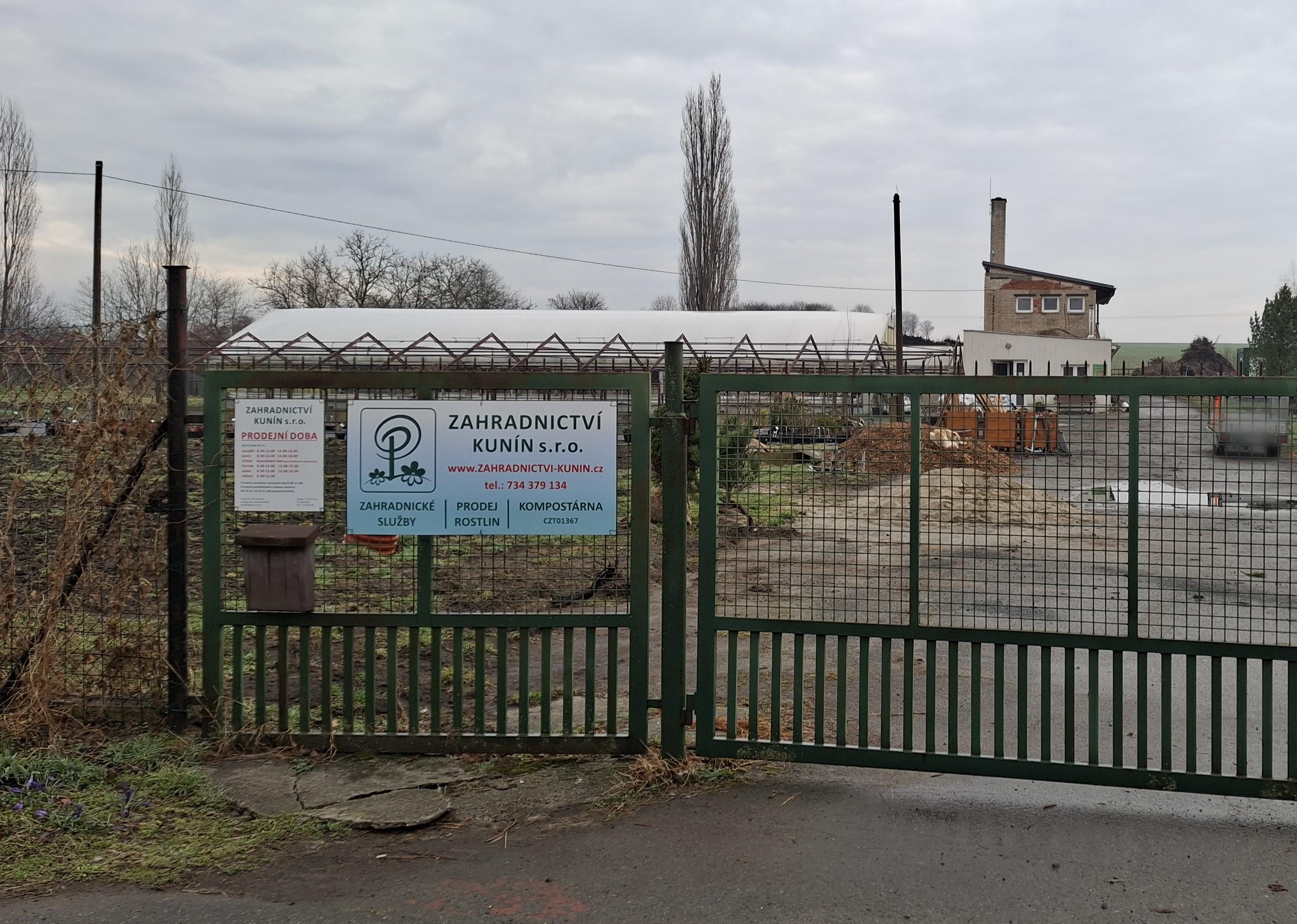 ZAHRADNICTVÍ KUNÍN s.r.o.