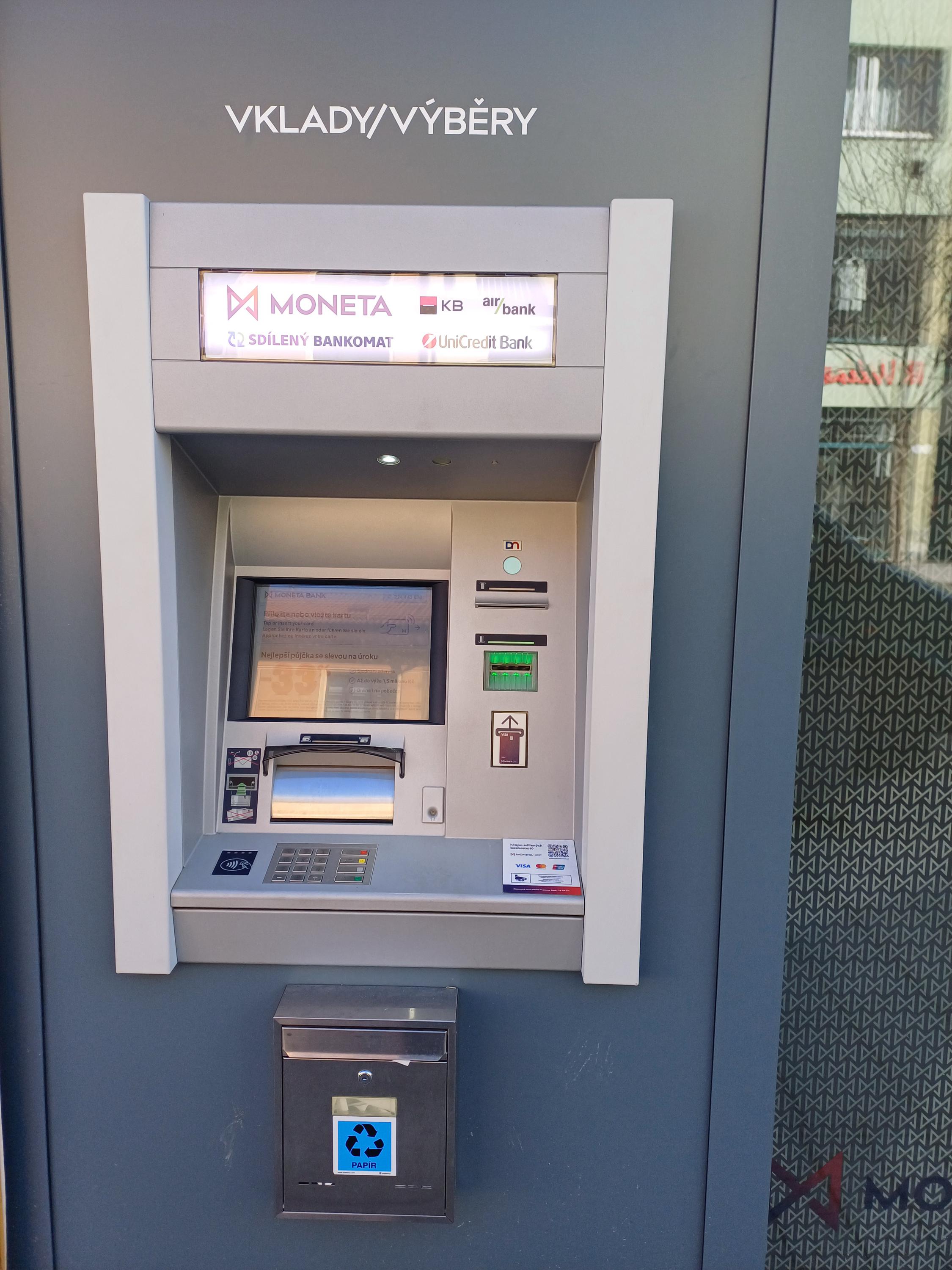 Bankomat MONETA Money Bank vkladový foto 1