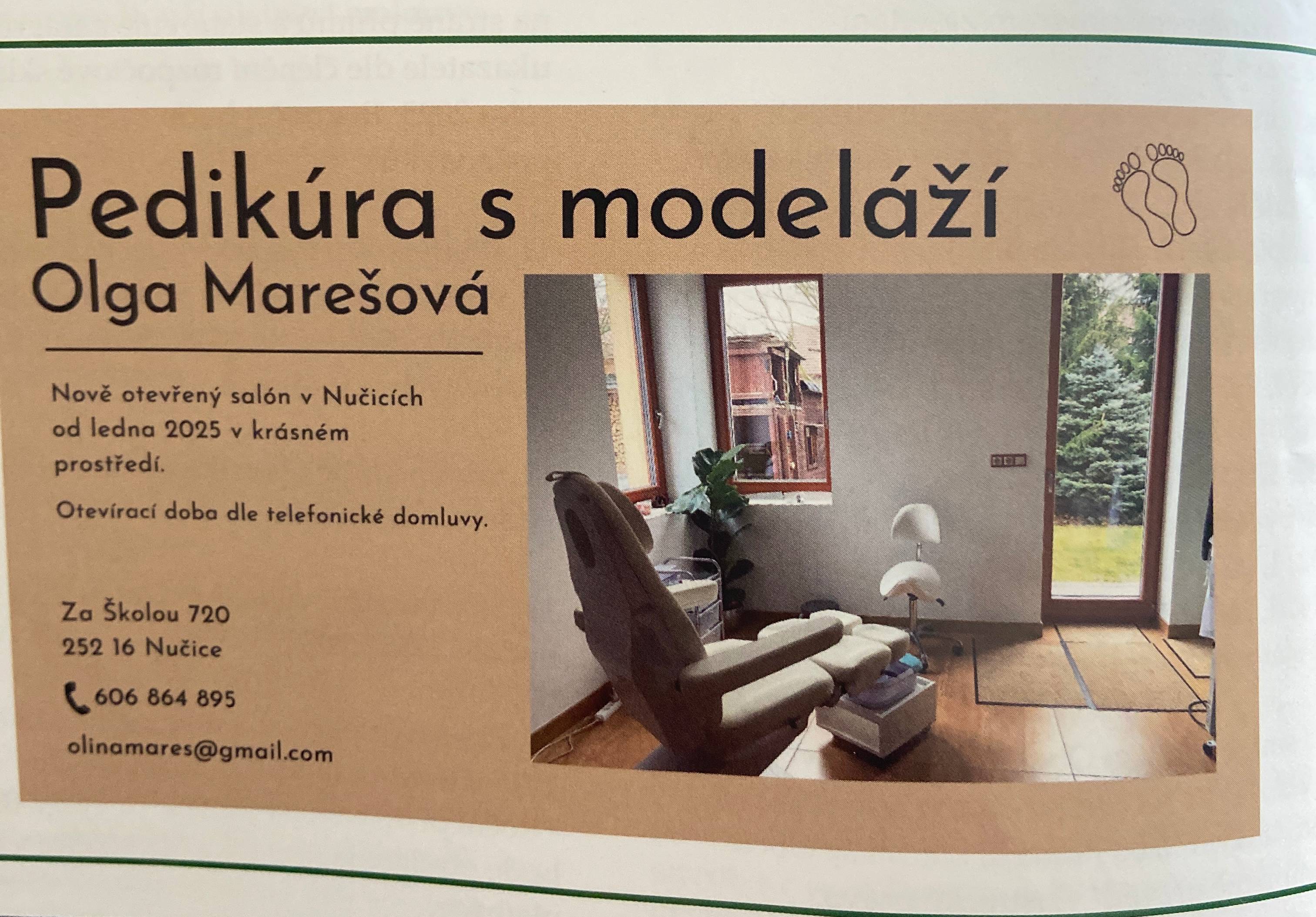 Pedikúra Olga Marešová foto 1