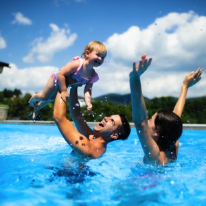 Swimming for parents with children