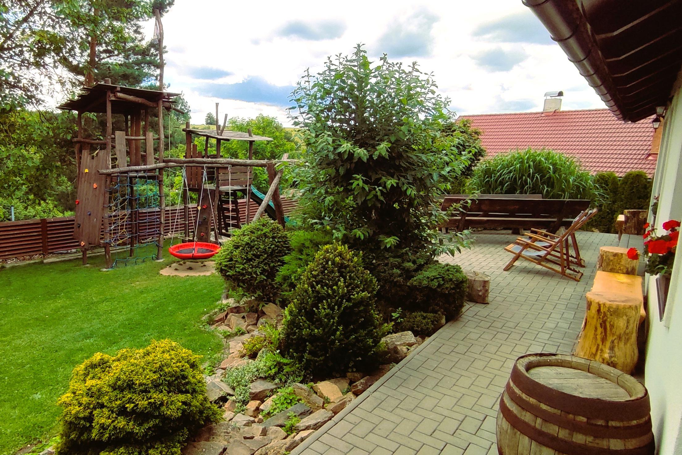 Prázdniny na Sázavě v  chalupě s dětskou hernou