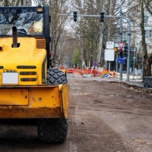 Building of roads and network infrastructure