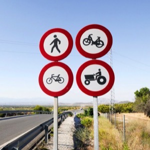 Makers of road signage