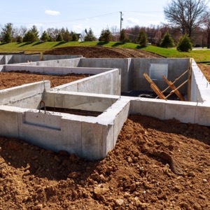 Excavation of foundations