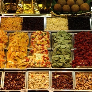 Prodej sušeného ovoce a suchých plodů