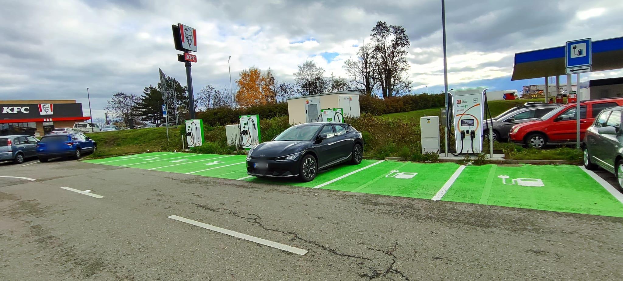 Nabíjecí stanice ČEZ