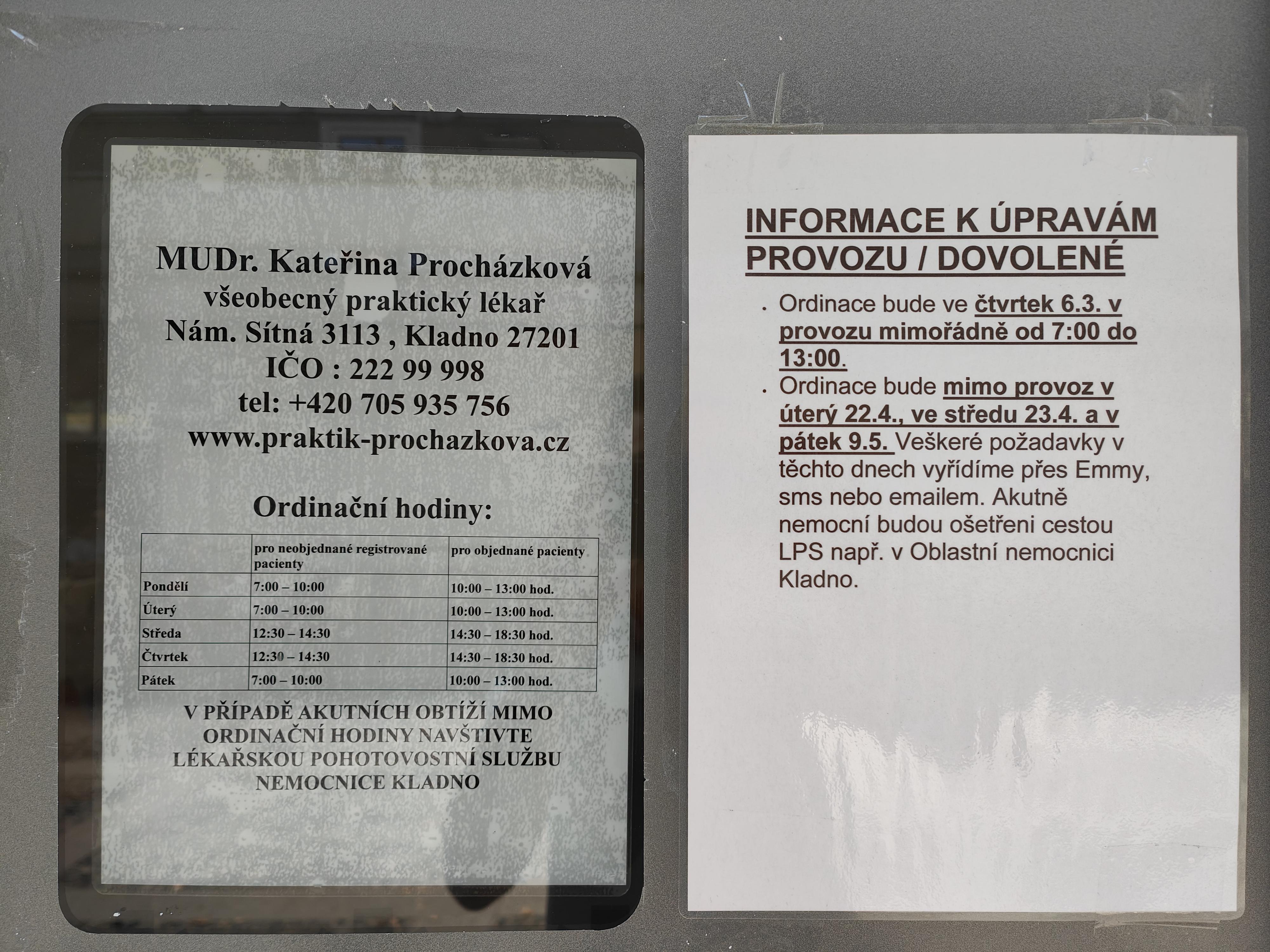 MUDr. KATEŘINA PROCHÁZKOVÁ foto 2