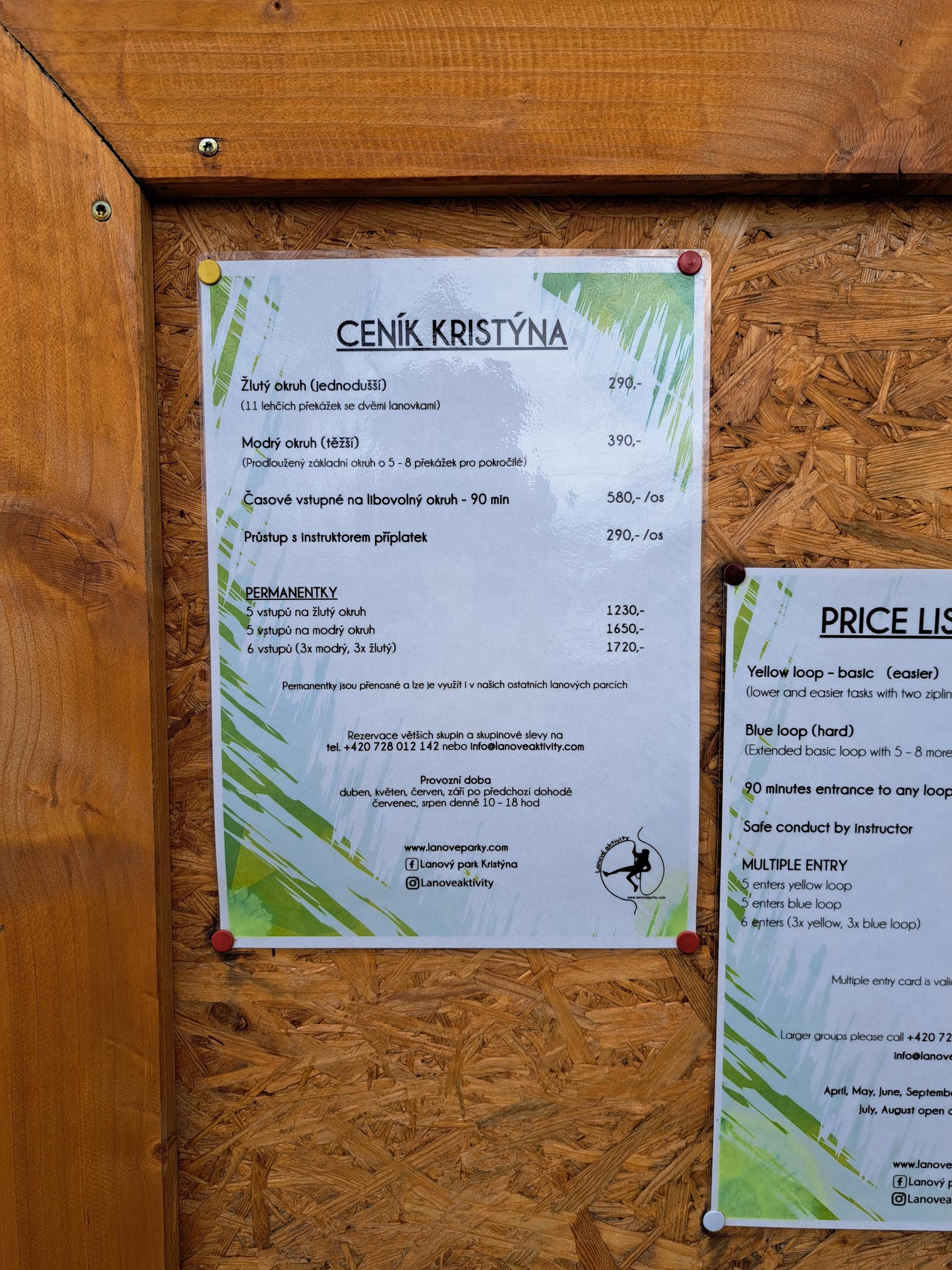 Lanový park Kristýna foto 3