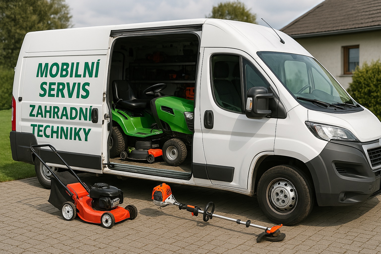 Mobilní servis zahradní a jiné techniky