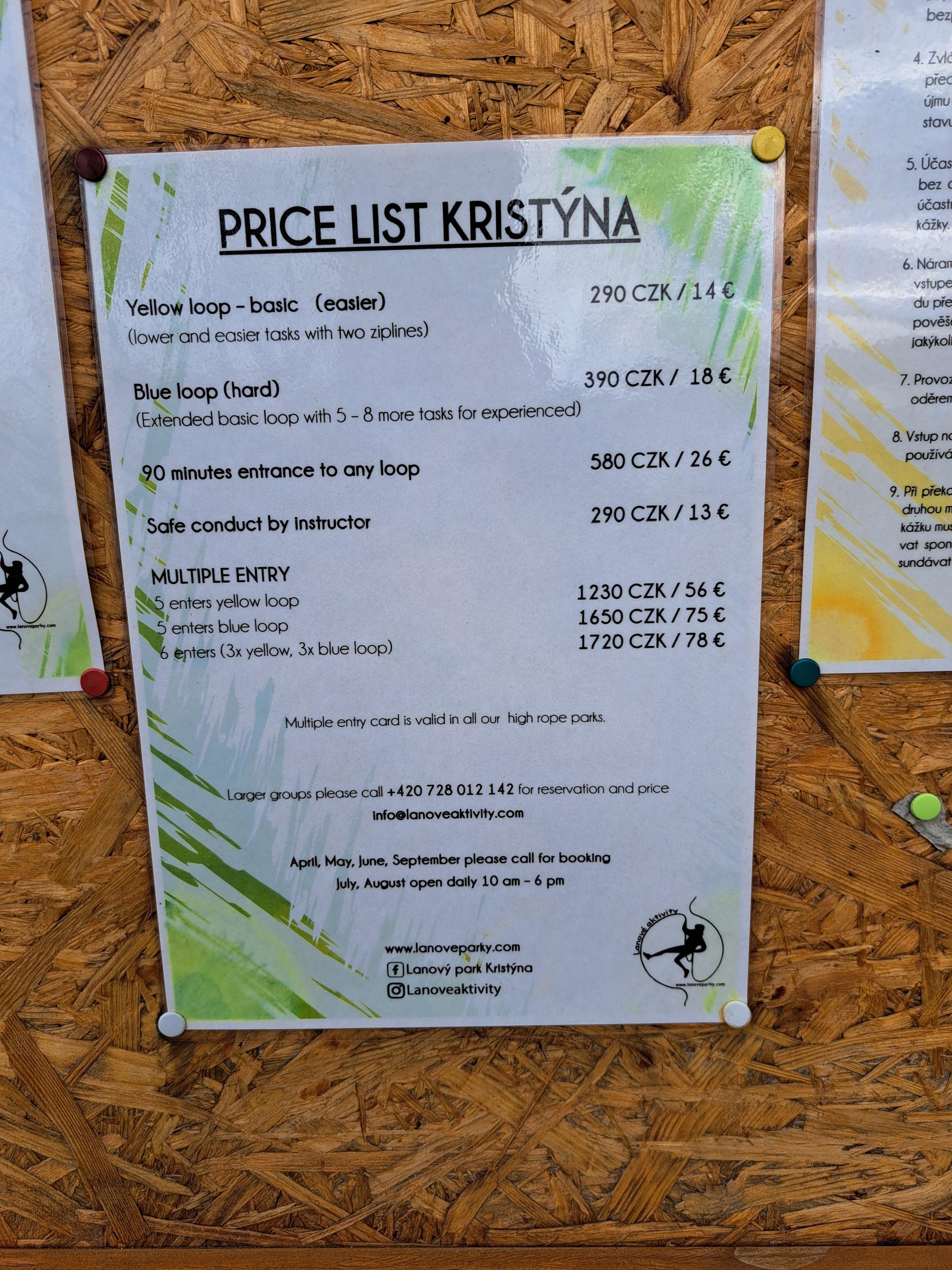 Lanový park Kristýna foto 4