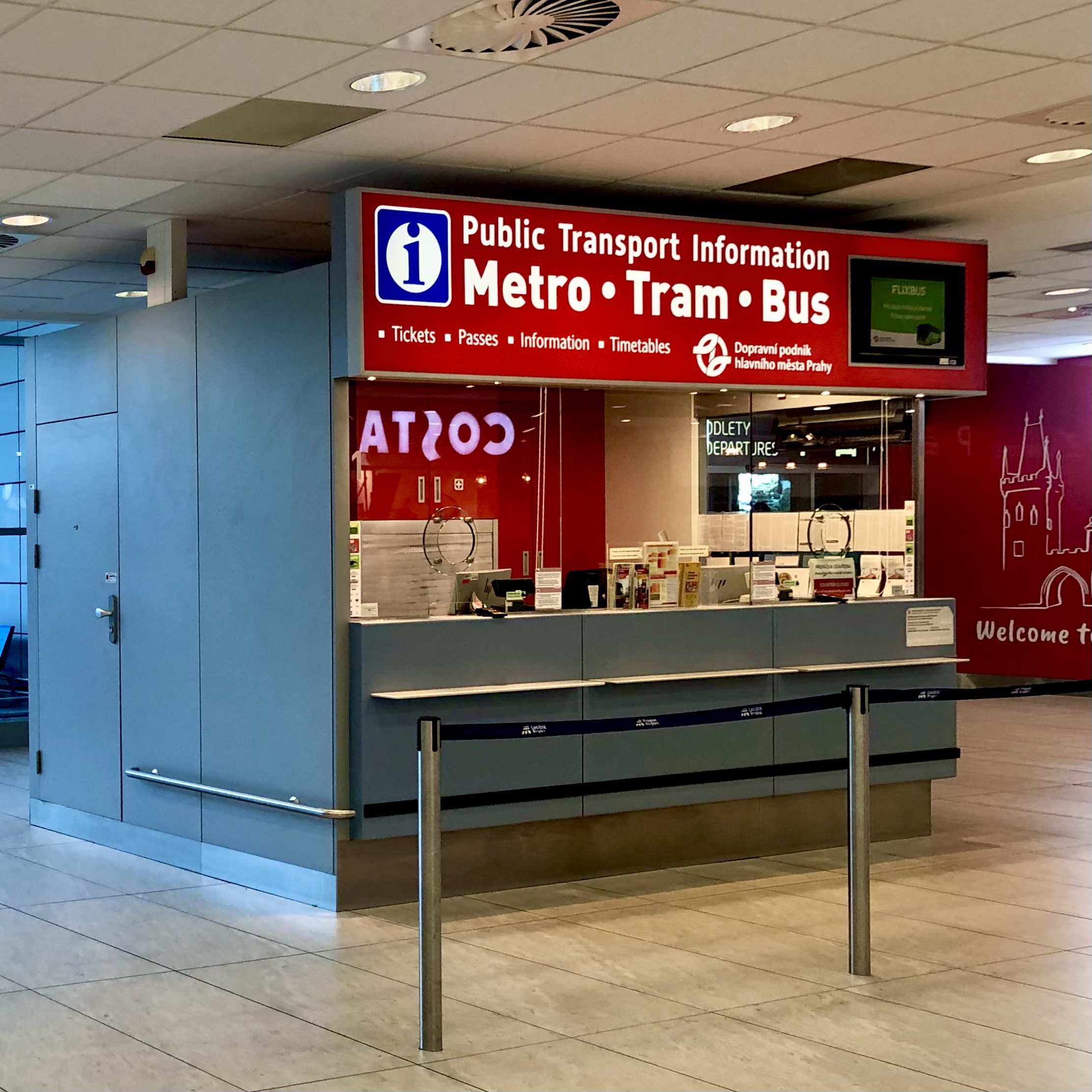 Dopravní podnik hl. m. Prahy – Infocentrum Letiště Václava Havla Terminál 2 foto 3