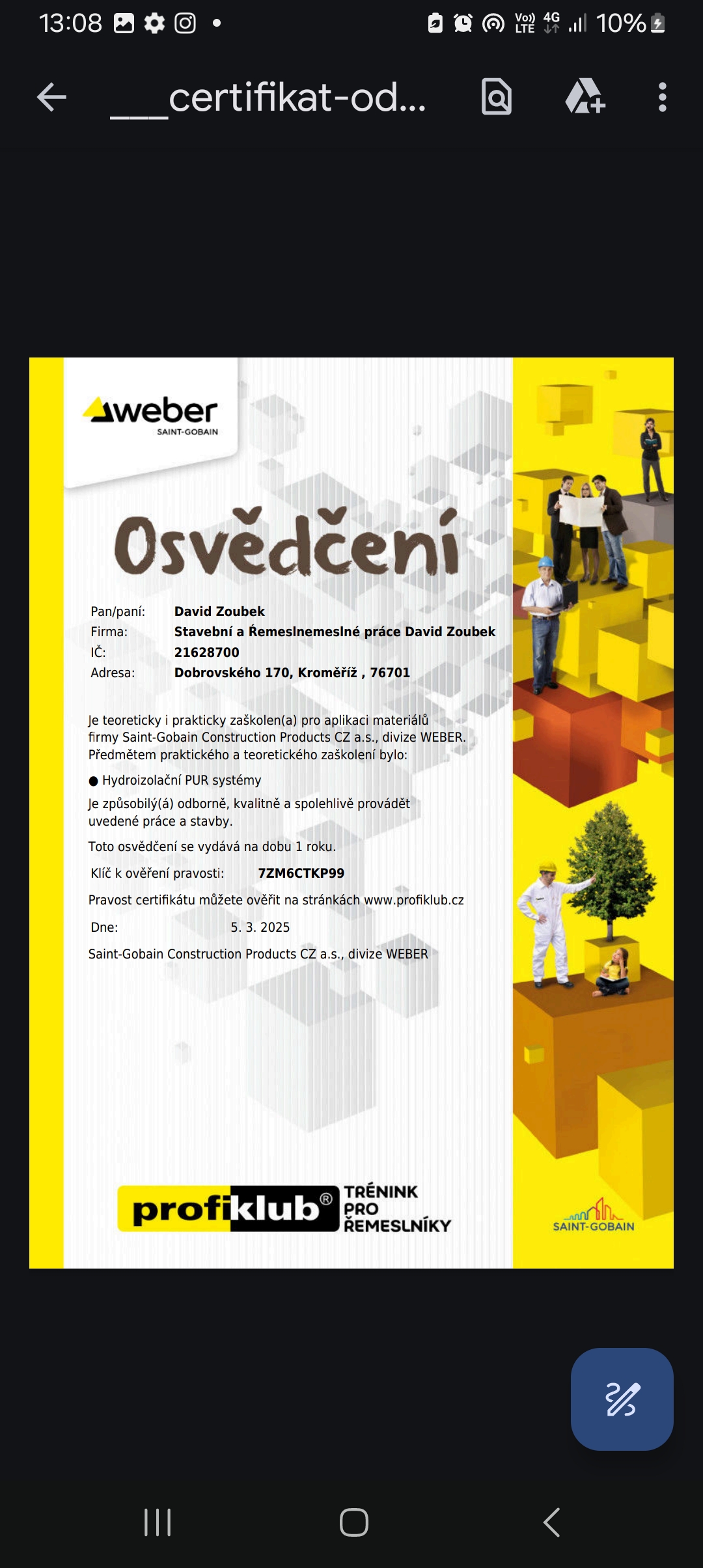 Stavební a řemeslné práce David Zoubek foto 2