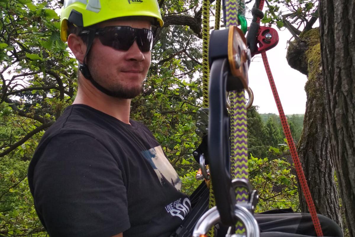 Rizikové kácení Tomáš Pastyřík foto 1