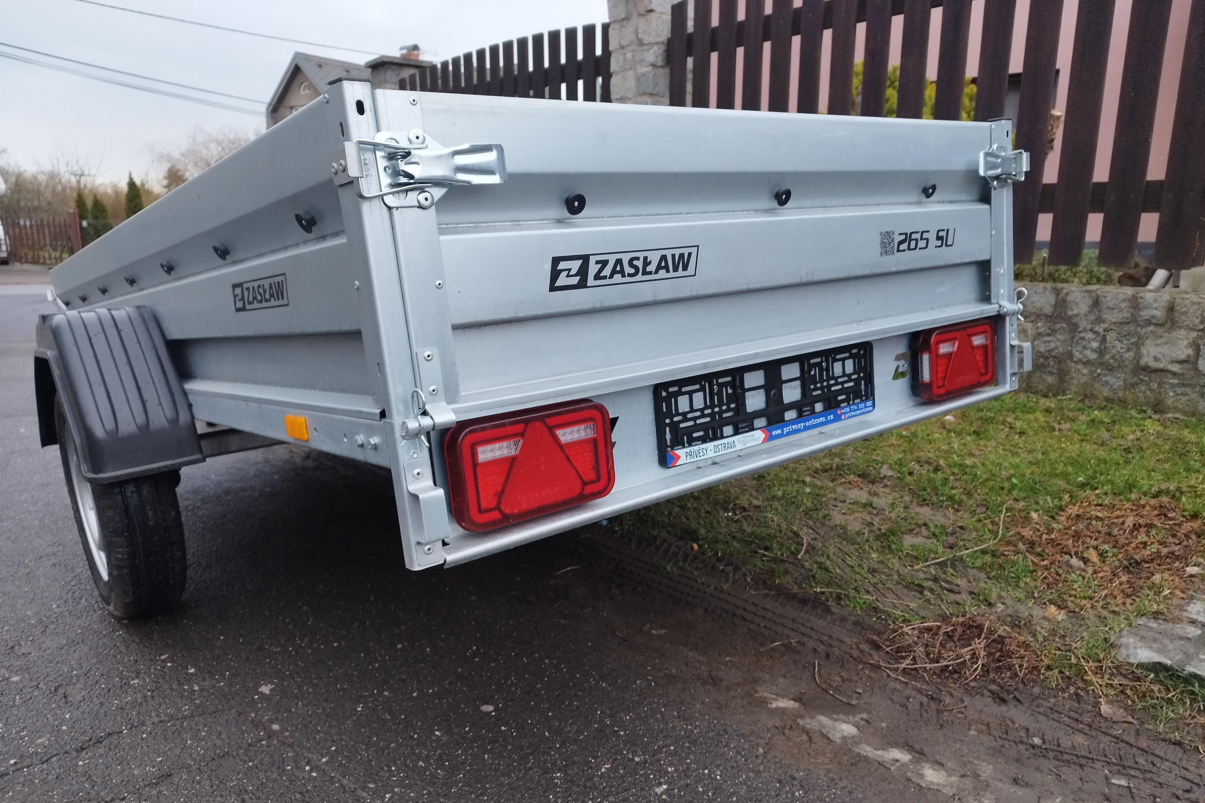 Zaslaw 265SU 265x132x35cm do 750kg