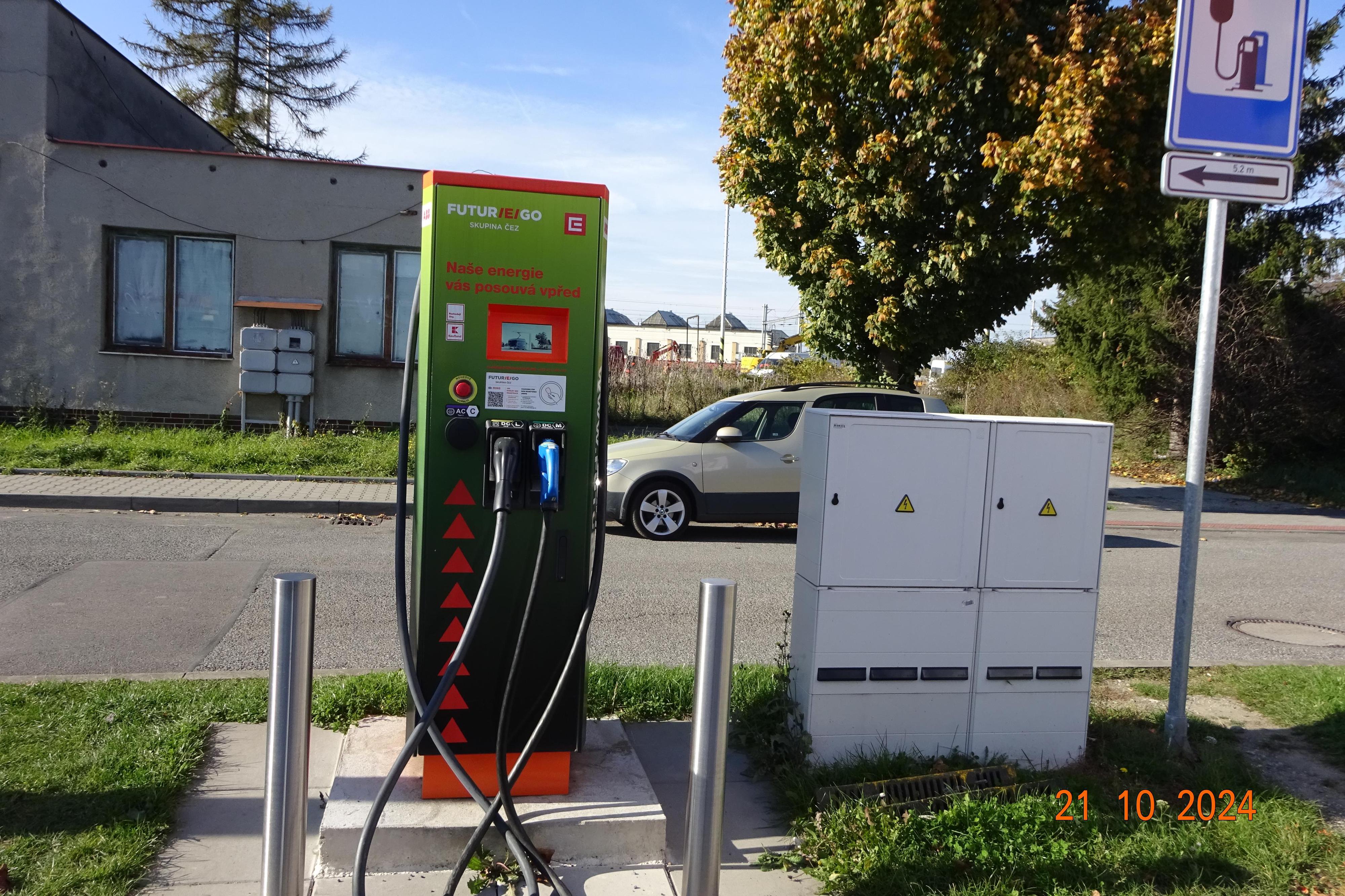 Nabíjecí stanice ČEZ