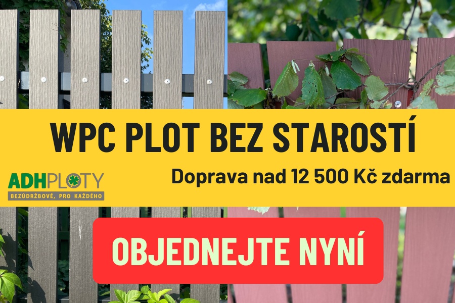 Nový plot z dřevoplastu bez starostí