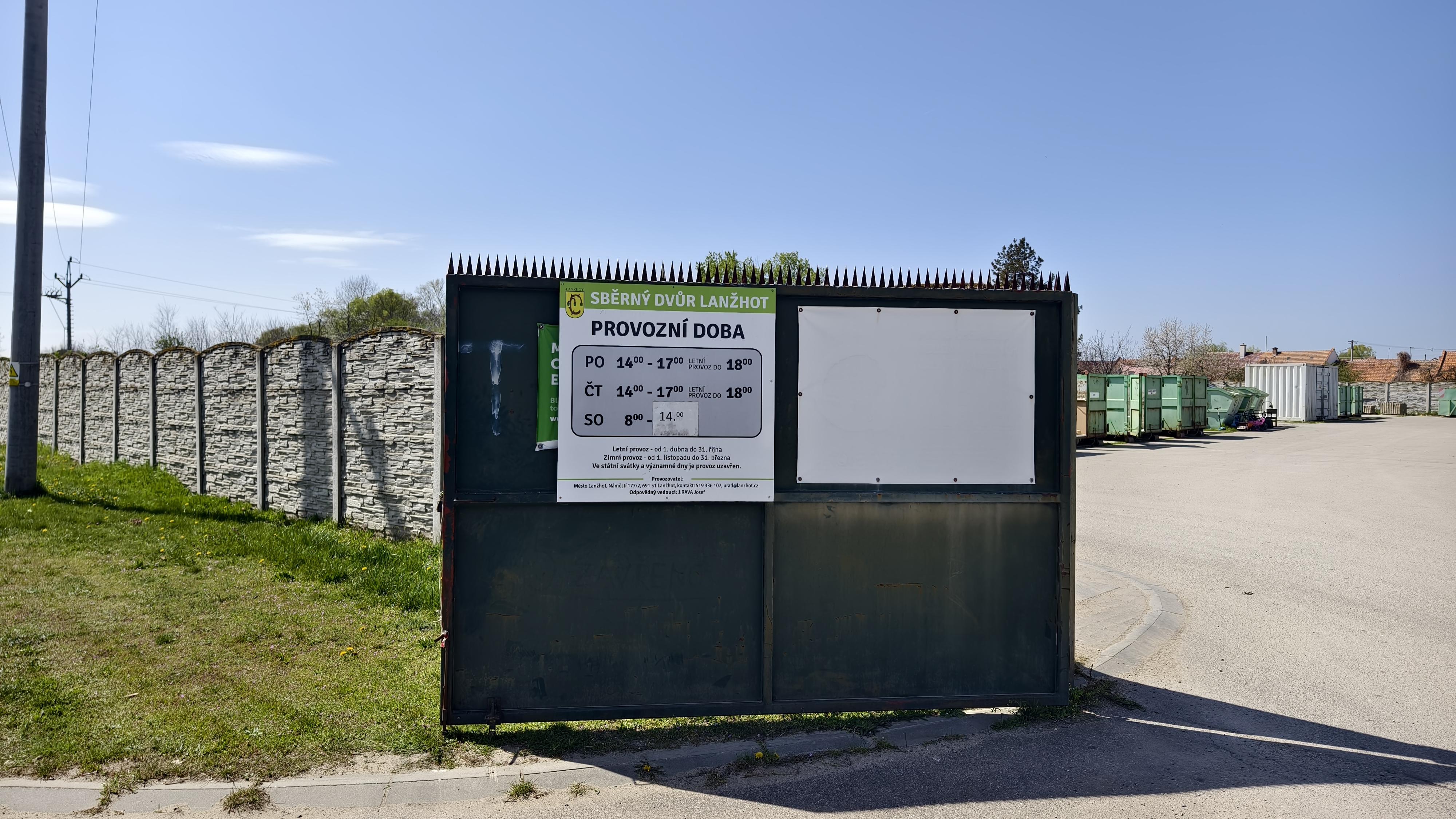 Sběrný dvůr - Lanžhot foto 2