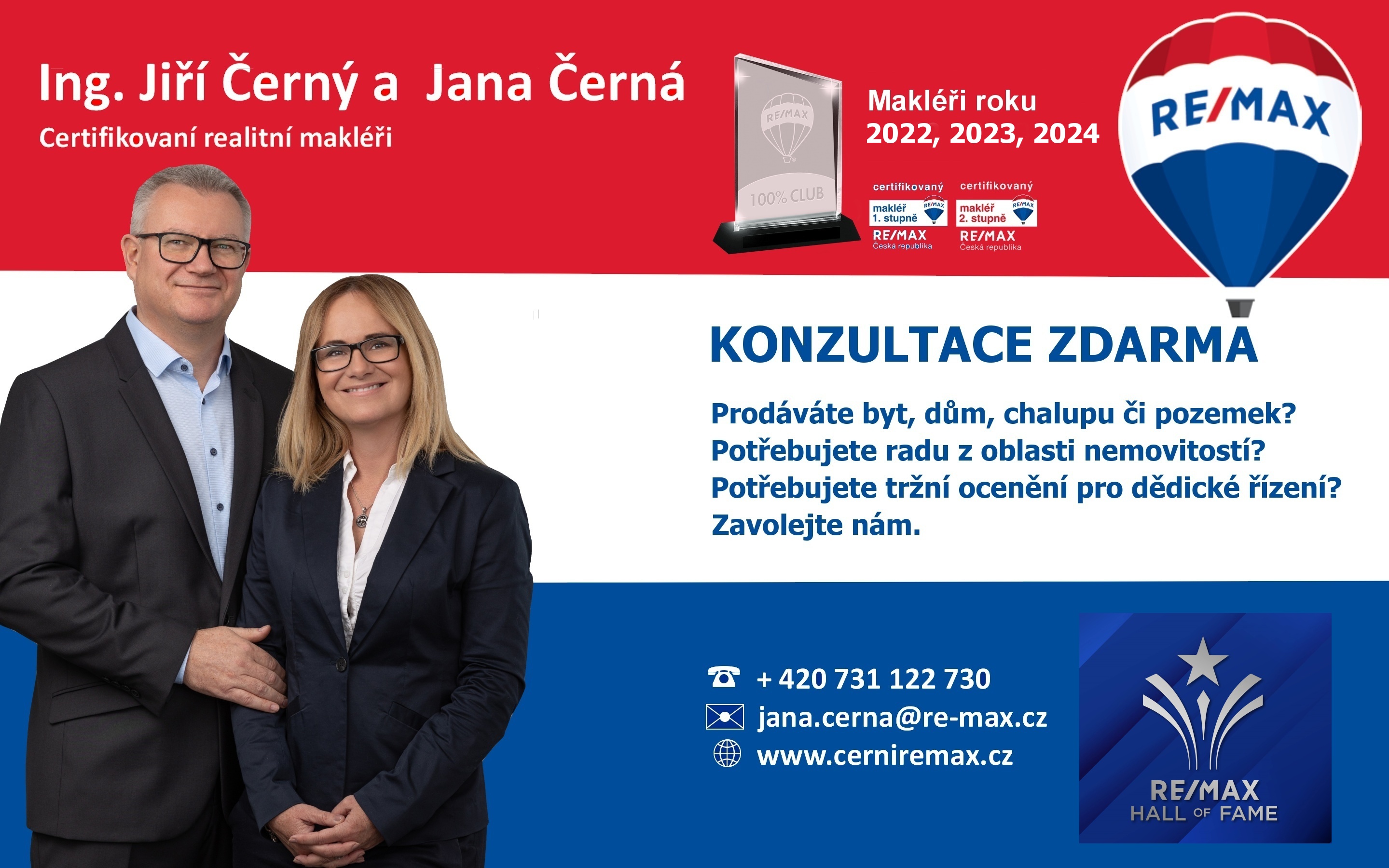 Ing. Jiří Černý a Jana Černá - certifikovaní realitní makléři foto 4