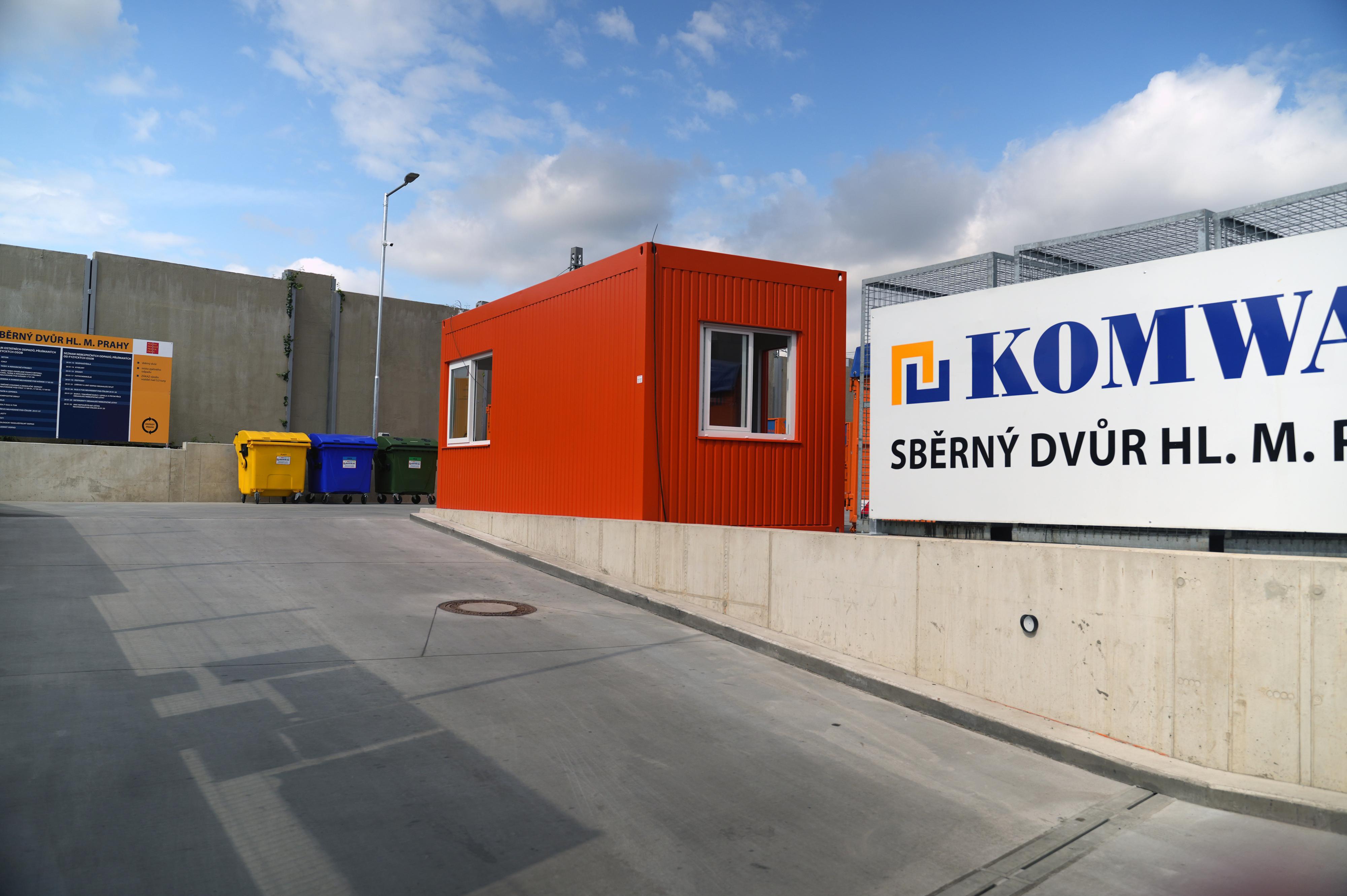 Komwag, a.s. Sběrný dvůr hl. m. Prahy