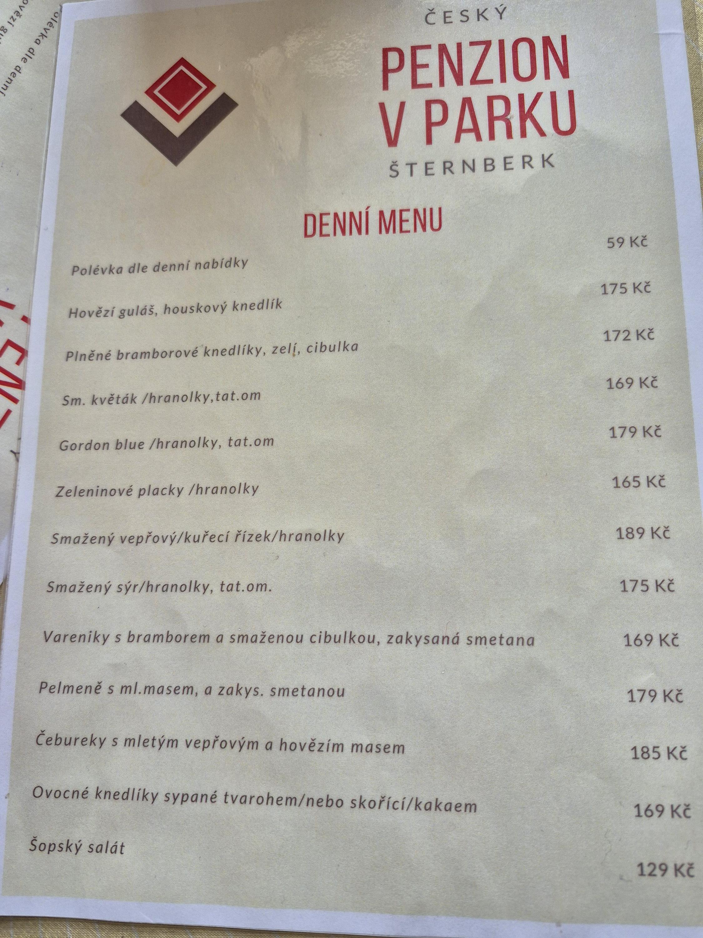 Restaurace Penzionu v parku Český Šternberk foto 6