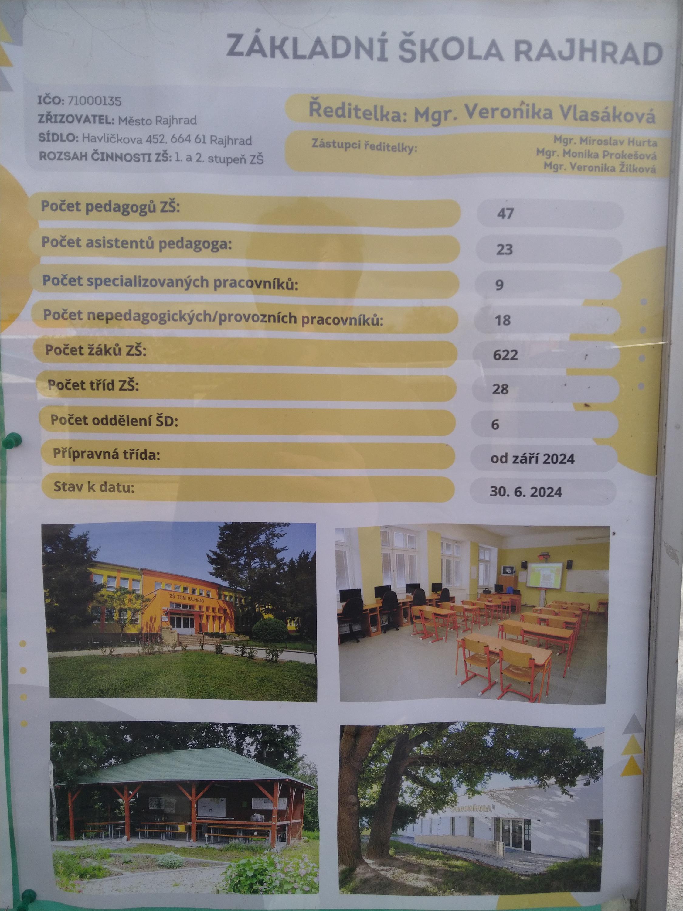 Základní škola T.G. Masaryka Rajhrad, okres Brno - venkov foto 2