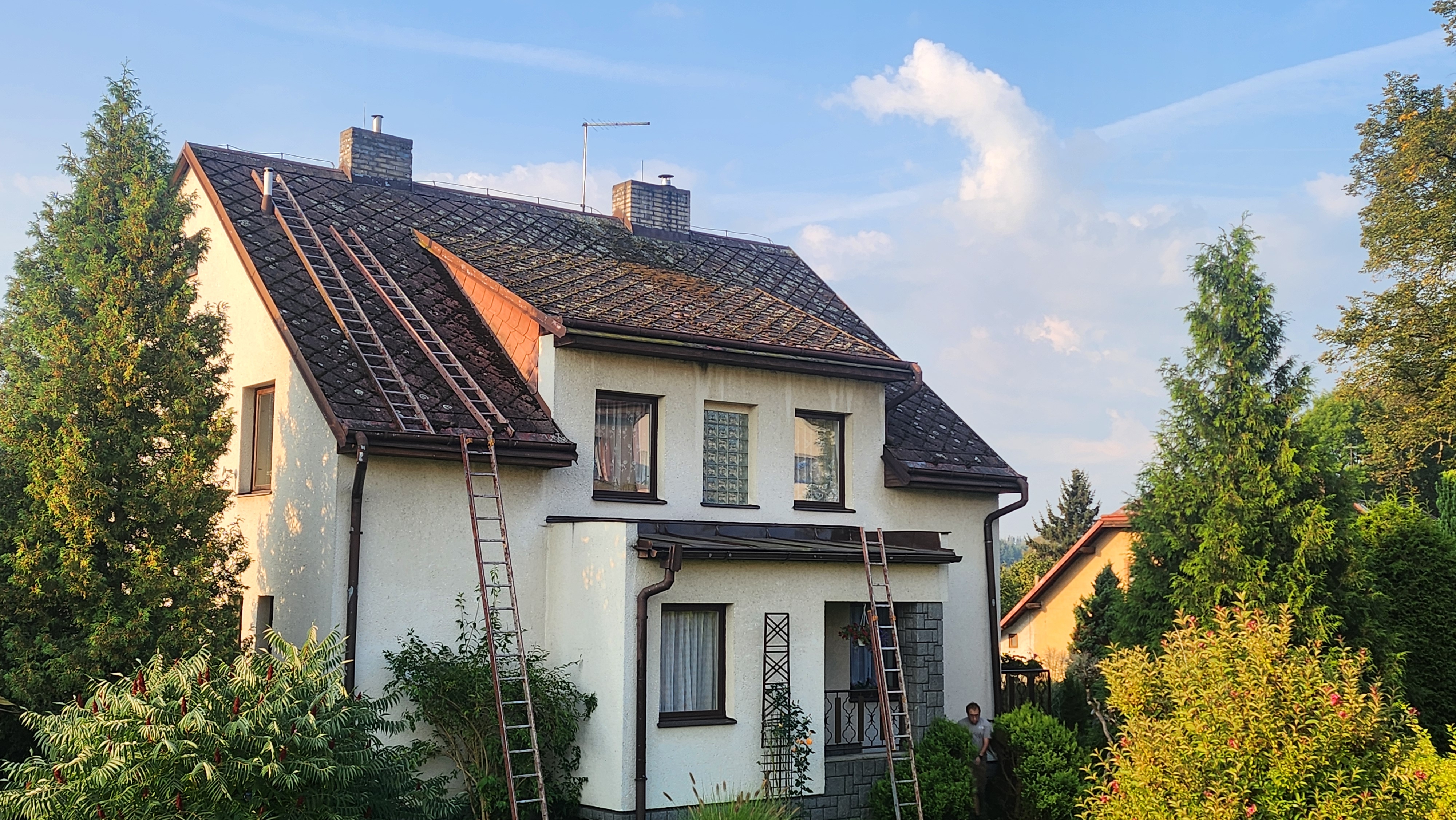 Nátěry střech, renovace eternitových střech Macháček foto 5