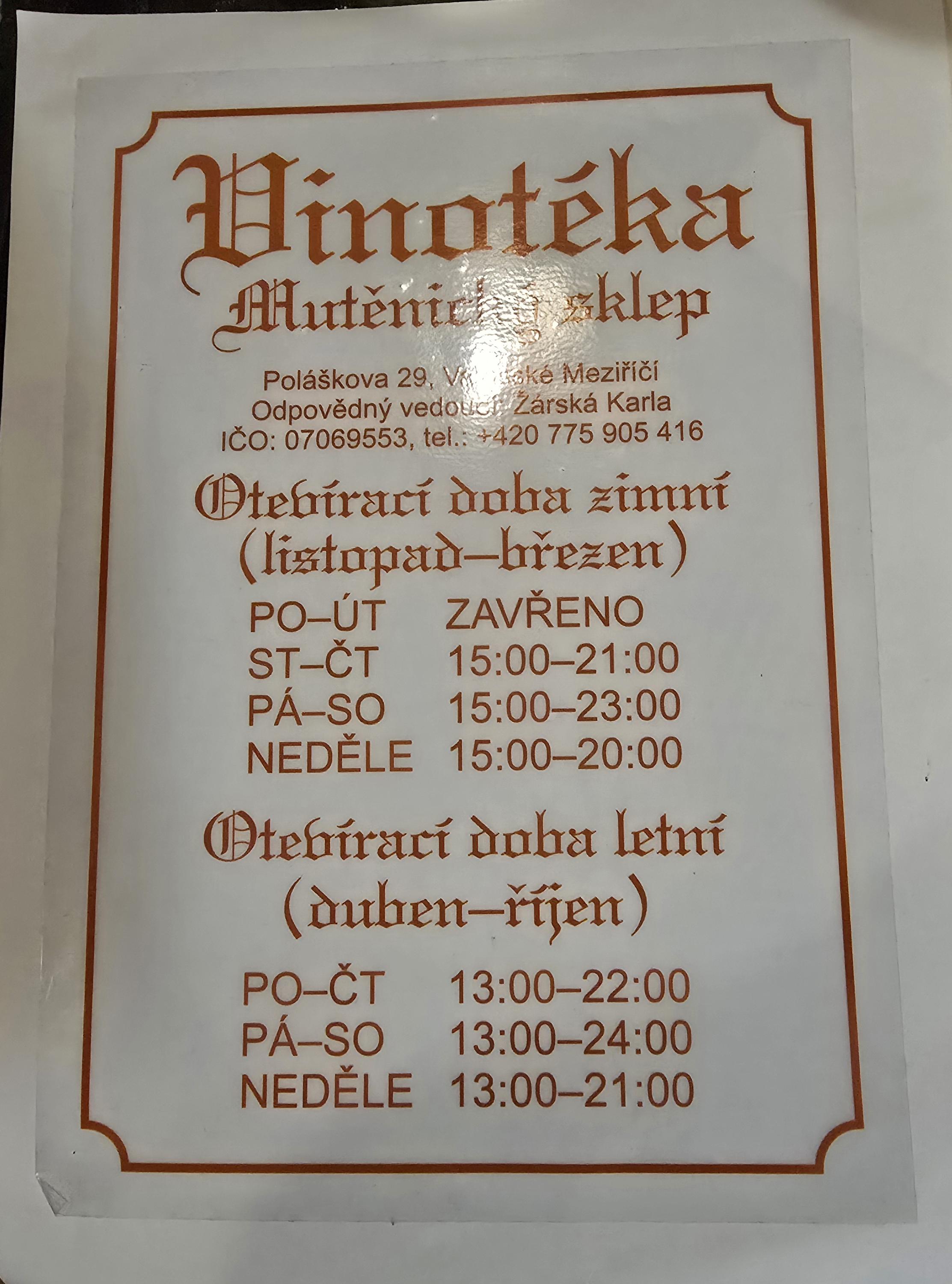 Mutěnický sklep foto 5