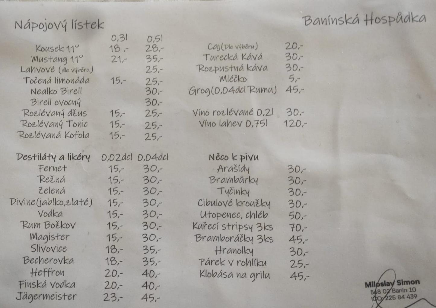 Banínská hospůdka foto 2