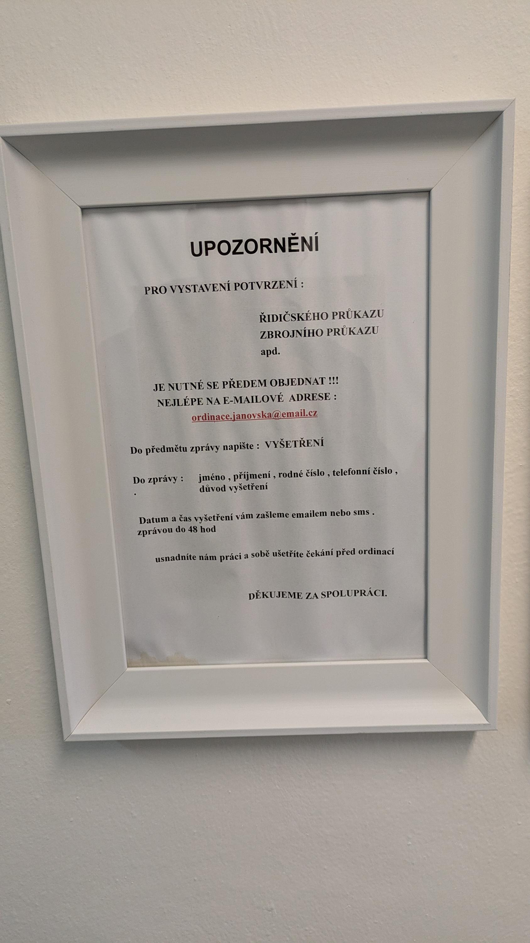 Ordinace PL Dr. Janovská (Dr.Peleščák) foto 3