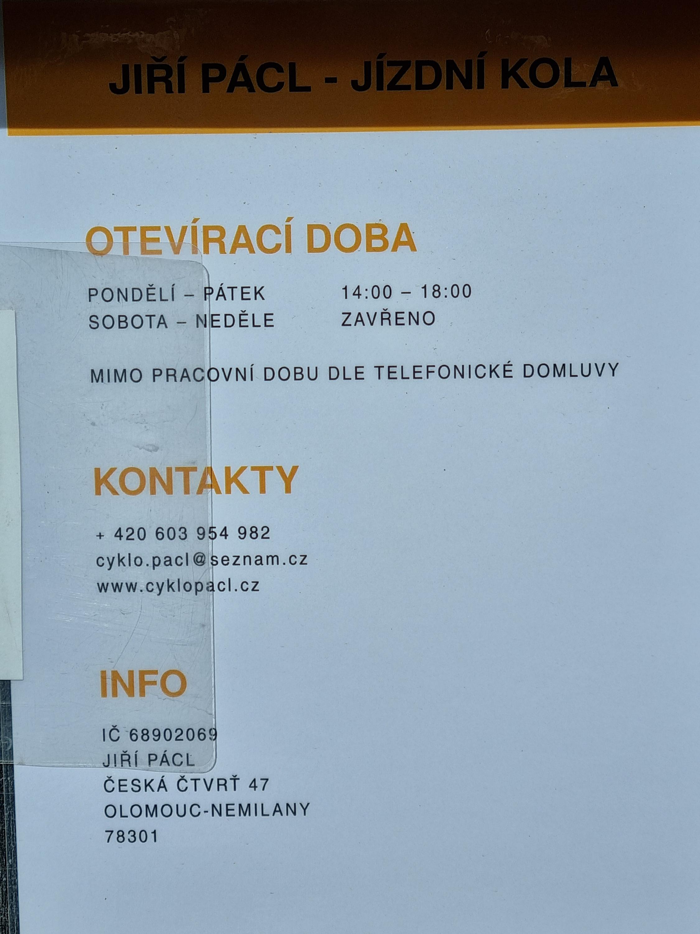 Jiří Pácl - jízdní kola foto 2