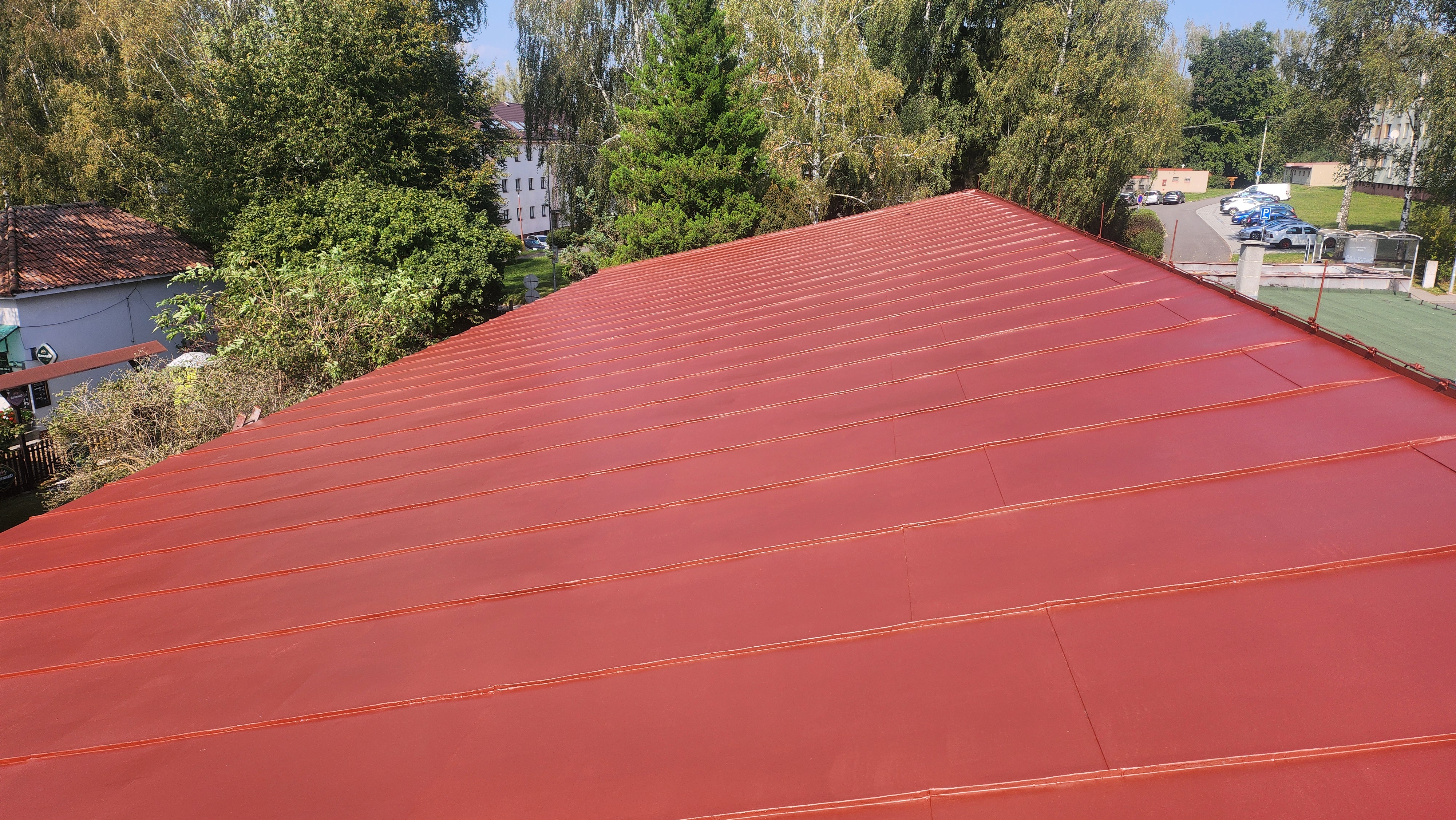 Nátěry střech, renovace eternitových střech Macháček foto 4