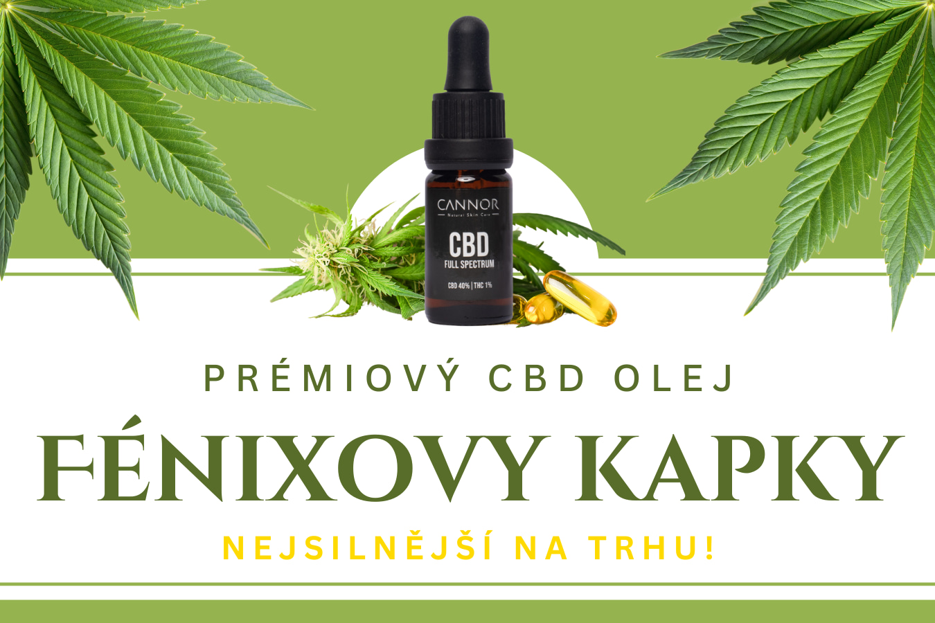 Fénixovy kapky - prémiové CBD oleje