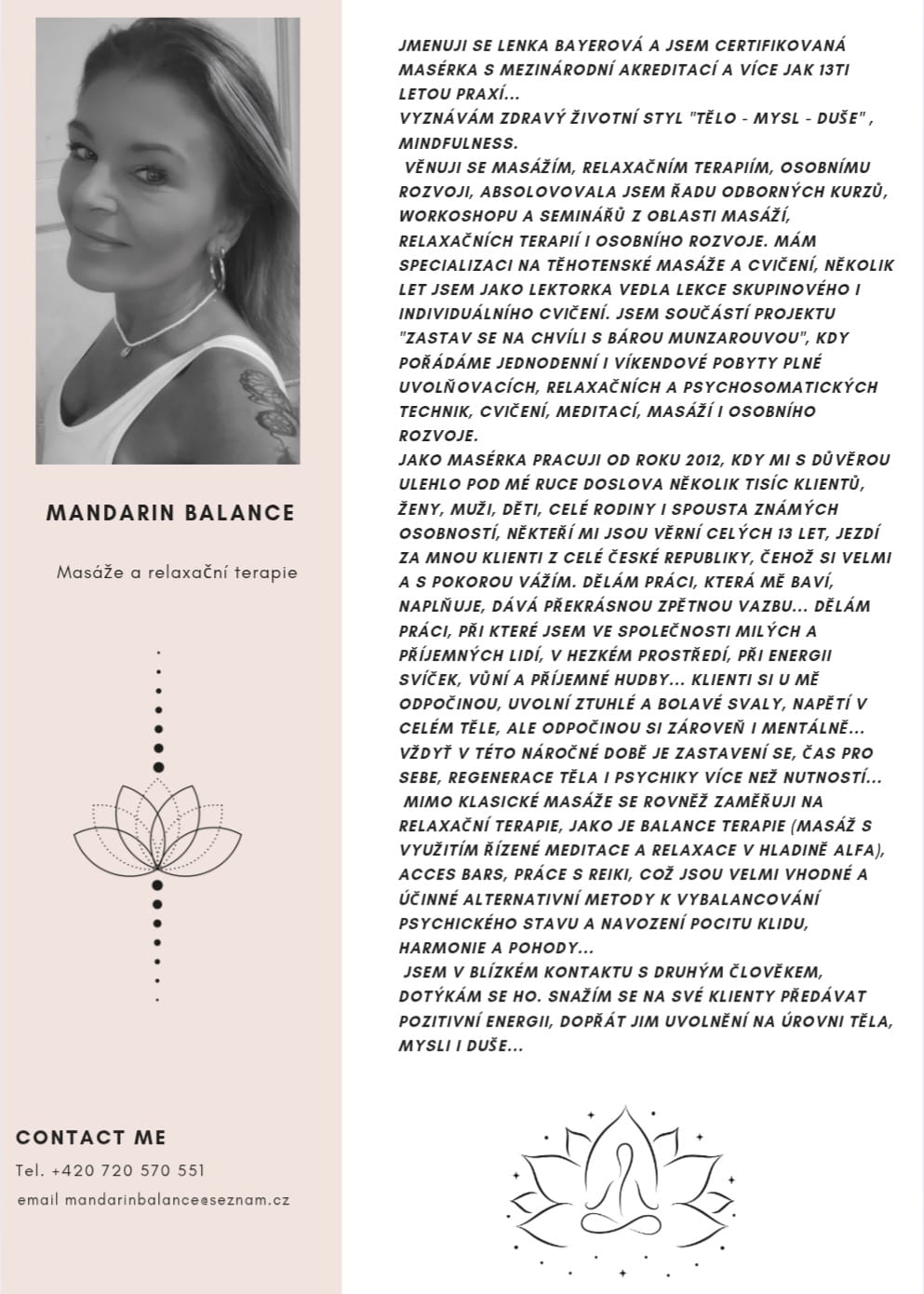 MandarinBalance - masáže a relaxační terapie foto 2