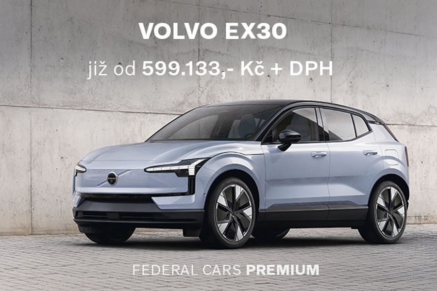 Volvo EX30 Single Core - již od 599.133,- bez DPH!
