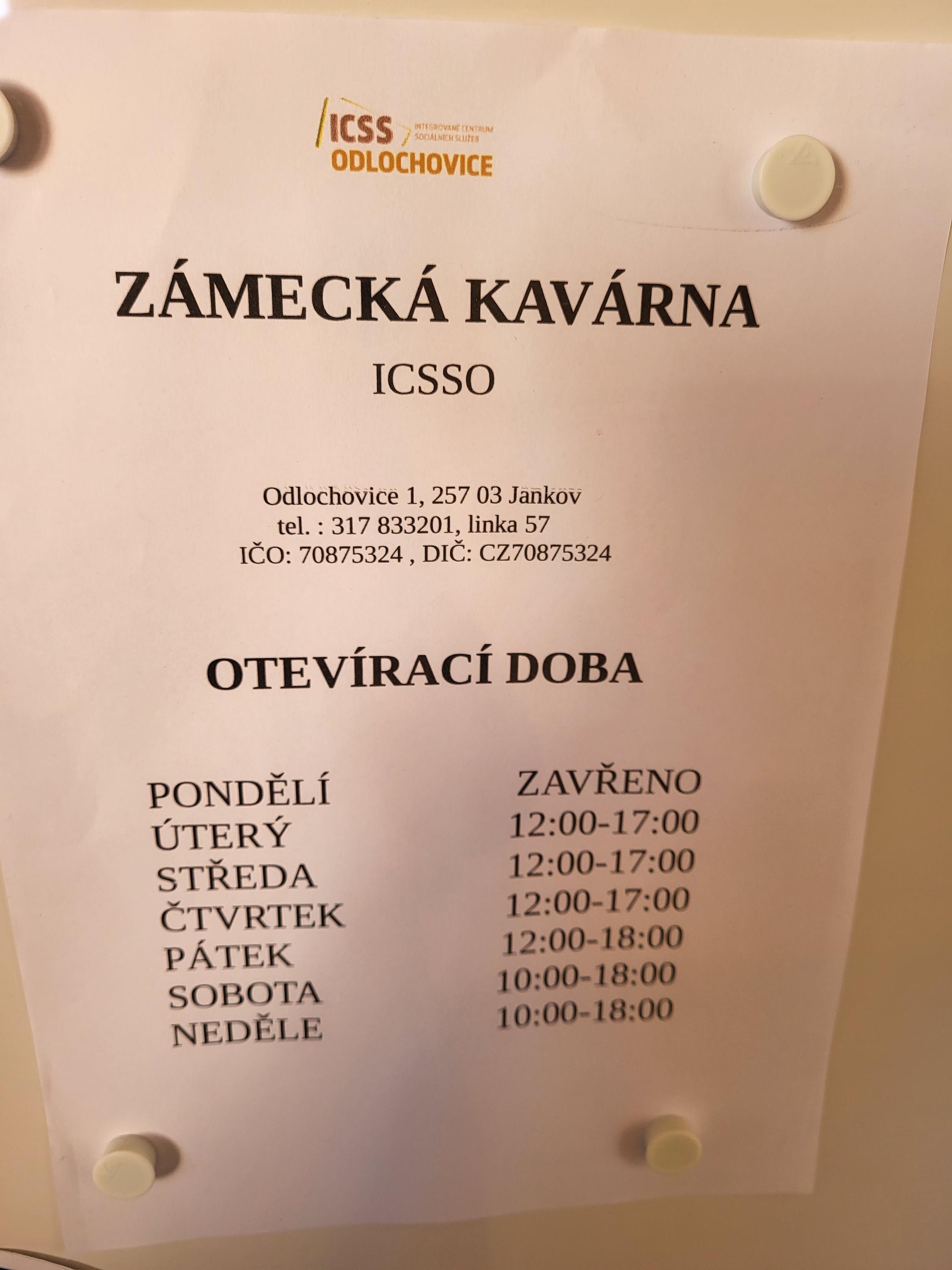 Zámecká kavárna ICSS Odlochovice foto 2
